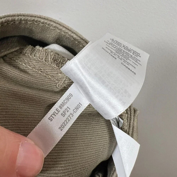 Madewell Classic Straight Cargo Pants Womens Size 28 Brown Chino Utility Minimal - Picture 12 of 12